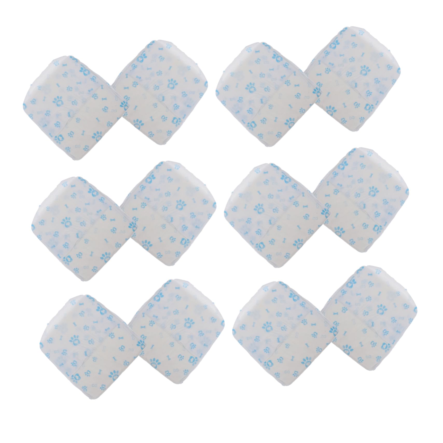 ibasenice 12pcs Dog Diapers Male Dog Period Diapers Ultra Absorbent Comfortable Fit Leakproof