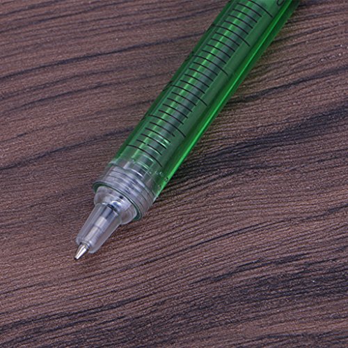 4 bolígrafos tipo jeringa de gel negro miniatura 2
