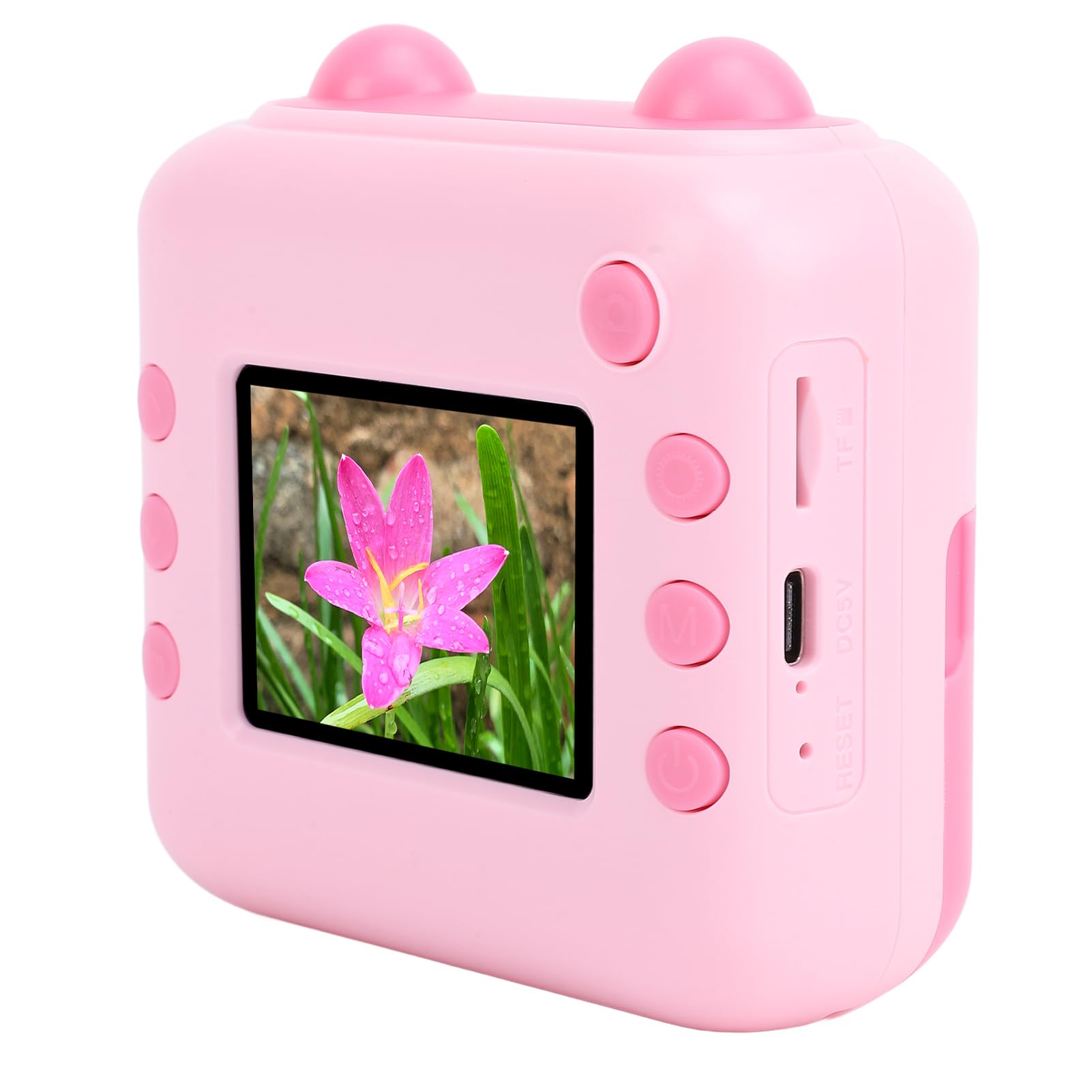 Yoidesu Instant Camera, 48MP HD Kids Digital Camera with 2.4 Inch IPS Screen, Thermal Printing, Selfie Timer, for Children Birthday Gift (Roseate)-image-10