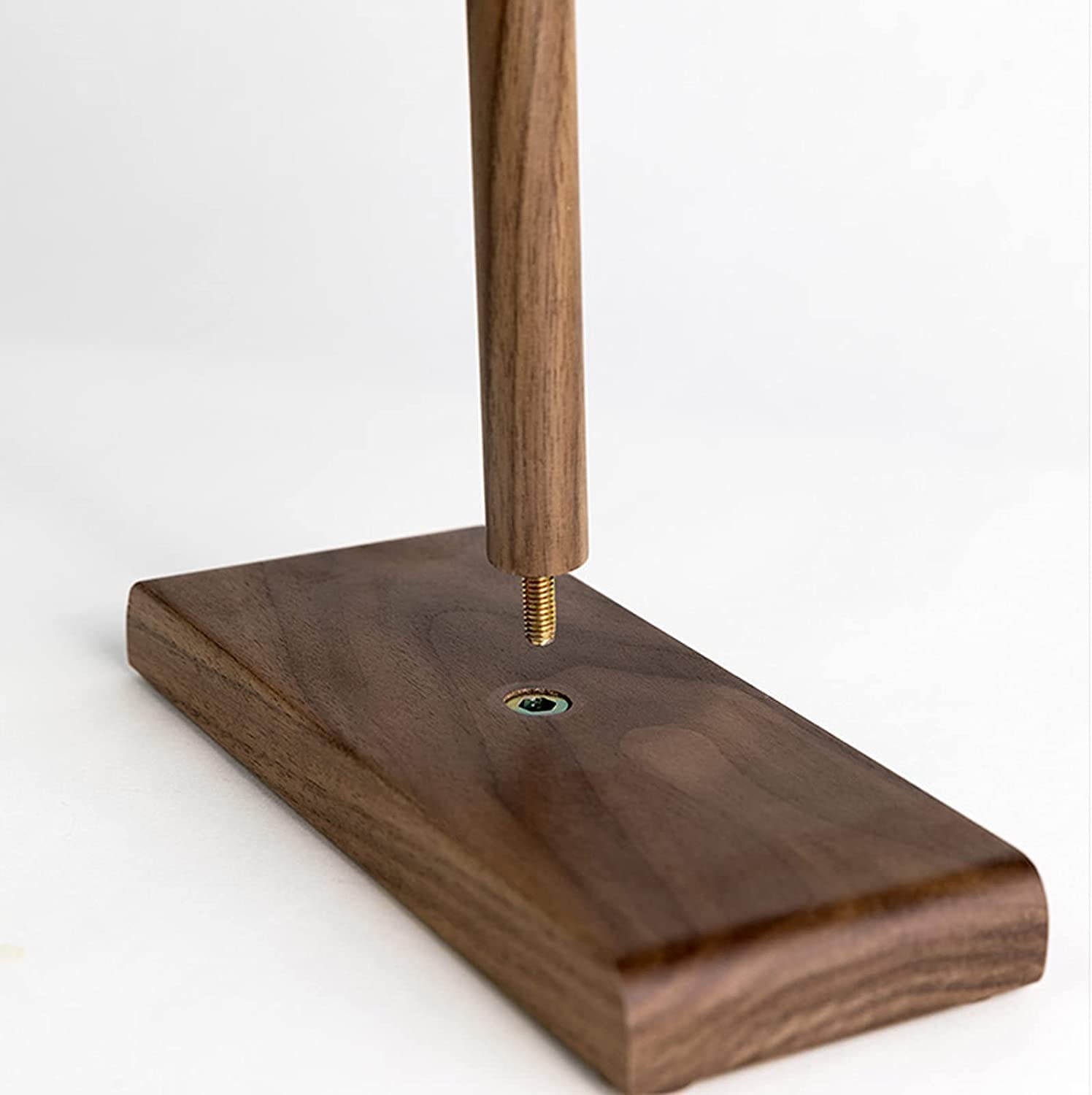 Gaming Accessori Supporto per Cuffie Doppio per Scrivania Supporto per Cuffie da Gioco in Legno di Faggio E Noce Gancio per Cuffie con Display Creativo Stand Over-Ear da Gioco(Beech)