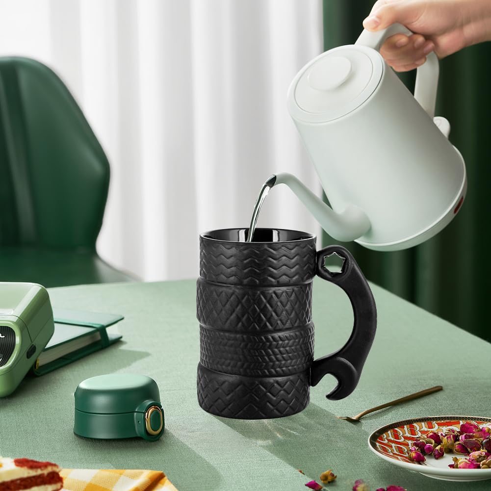 Grande Tasse 500 Ml Tasse à Thé Avec Couvercle Et Passoire, Tasse à Café En Céramique