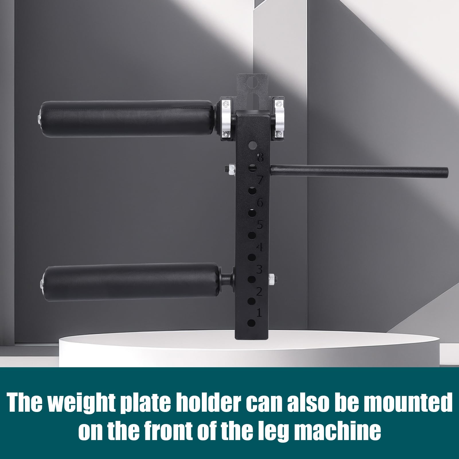 Beinstreckereinsatz für Rack - Beinstrecker Curl Maschine Zubehör für Kniebeugenstände - Heimtrainingsgerät für Beintraining zu Hause