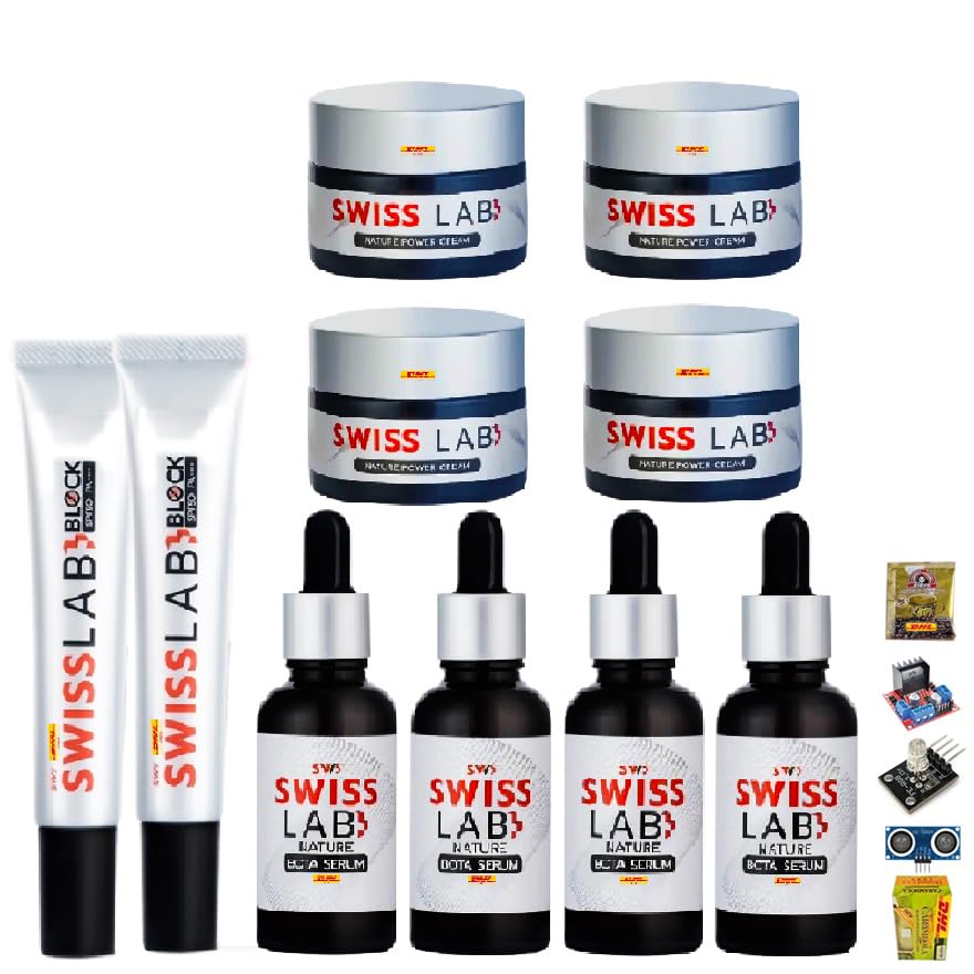 4 Cream + 4 Serum + 2 Sunscreen 10 in 1 Swiss Lab Ultimate Set By Beautygoodshop [Get Free For You Beauty Gifts]