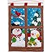 Bucilla Felt Applique Wall Hanging Kit, Winter Window, 86732 Size 15-Inch by 21-Inch