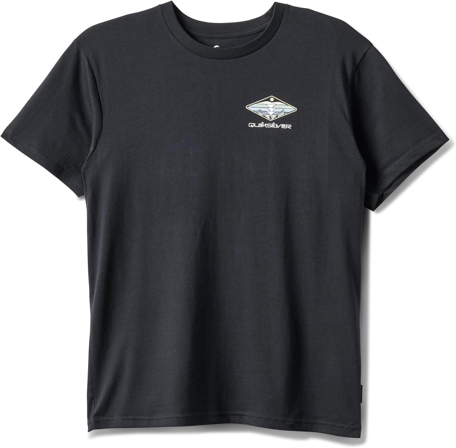 Quiksilver - Mens Peak Day Mt0 Short Sleeve Graphic T-Shirt, Color Black, Size: Medium