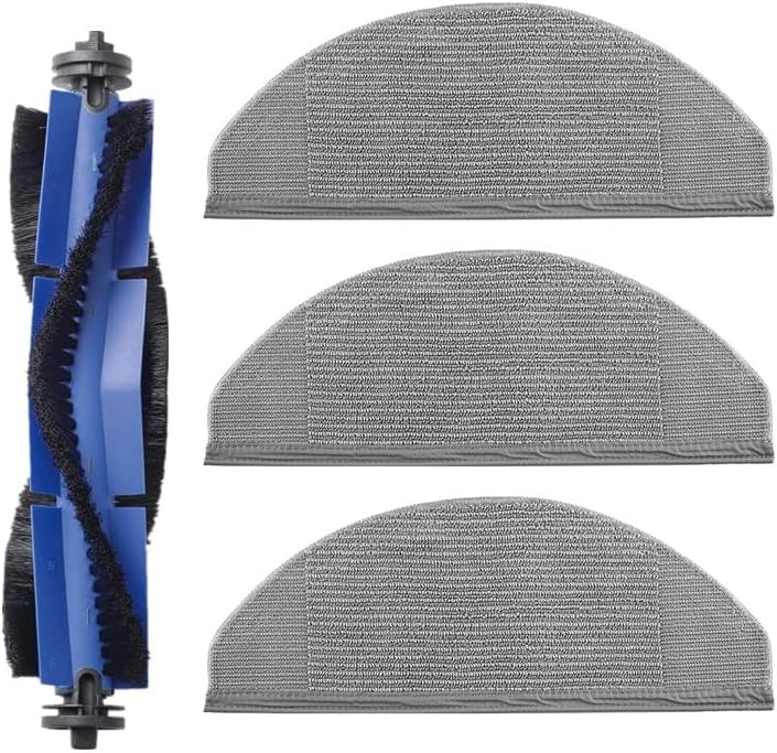 BBT BAMBOOST Filters Replacement Parts Fit for Eufy X8, Eufy Robovac X8 Hybrid, Brushes, Filter Mop Pads Accessories Vacuum (Pack of 4)