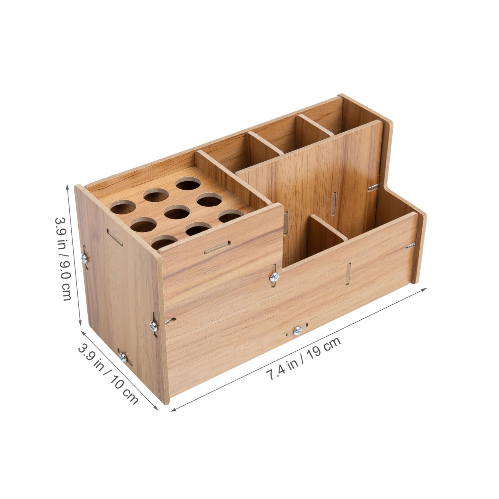SOESFOUFU Hairdressing Tool Storage Bag Anti-slip Wooden Scissor Rack for Hair Comb Rack Barber Tools Box Hair Scissors Holder