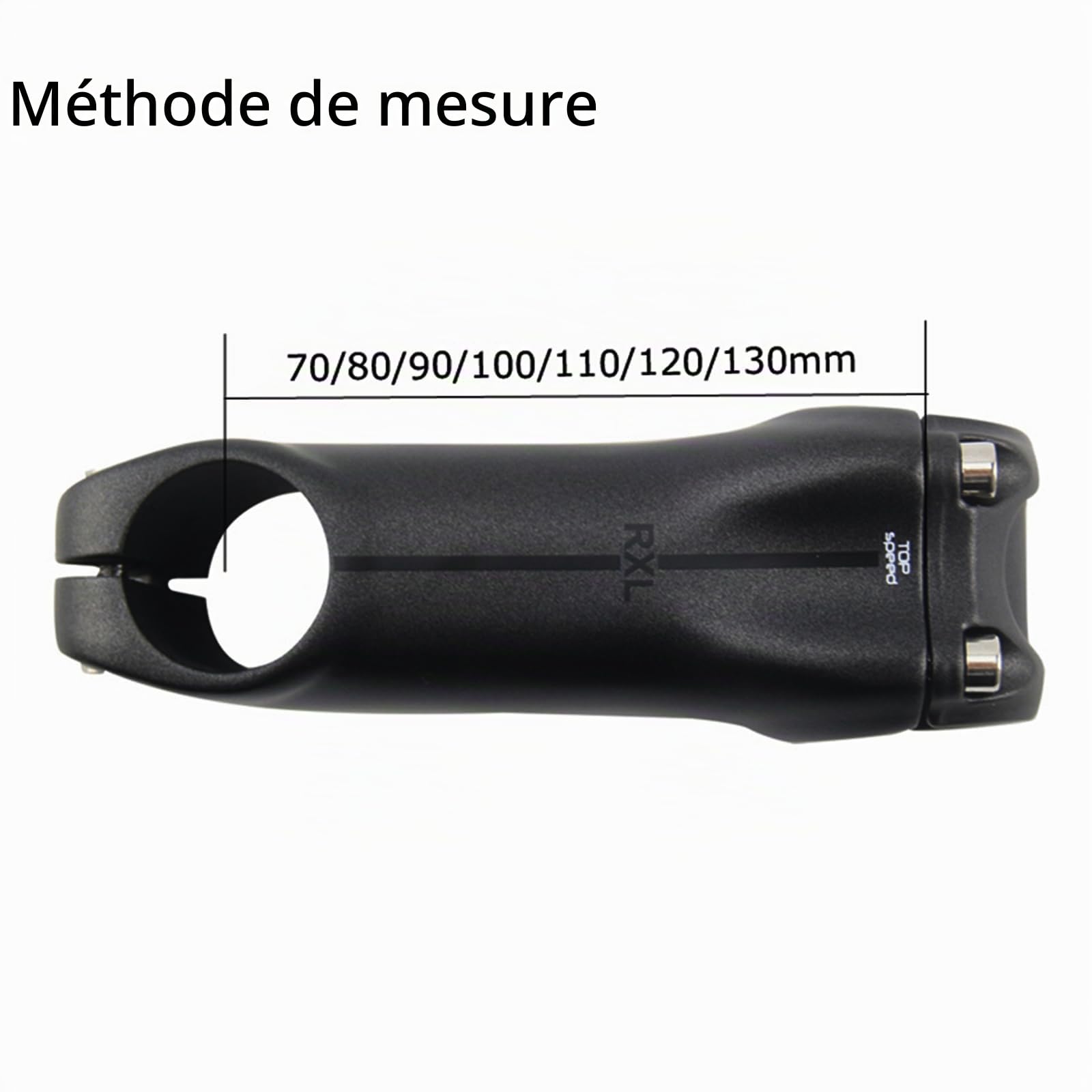 potence carbone velo route 6 degrés RXL SL potence vtt 31.8 carbone UD mat 80mm pour cyclisme | Potence VTT UD noir mat de 31,8 mm, spécialement conçue pour les petits conducteurs, idéale pour la conduite quotidienne