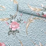 Amao Clay Floral Paper Decorative for Countertops Self Adhesive Film Peel and Stick Wallpaper for Ca
