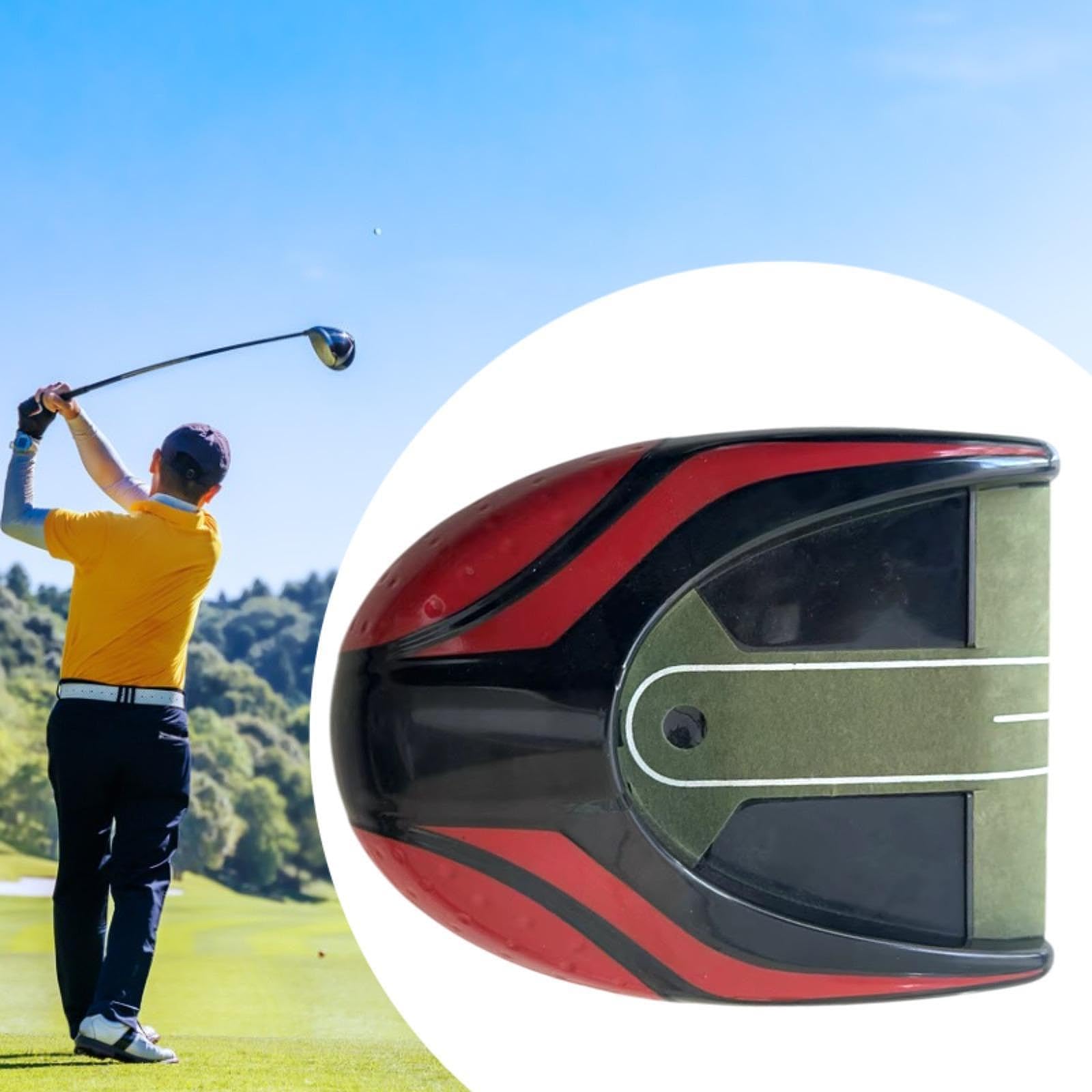 QSTDGVPW Golf Automatic Putting Cup Ball Returner Auto Returning Golf Putting Hole for Indoor Outdoor