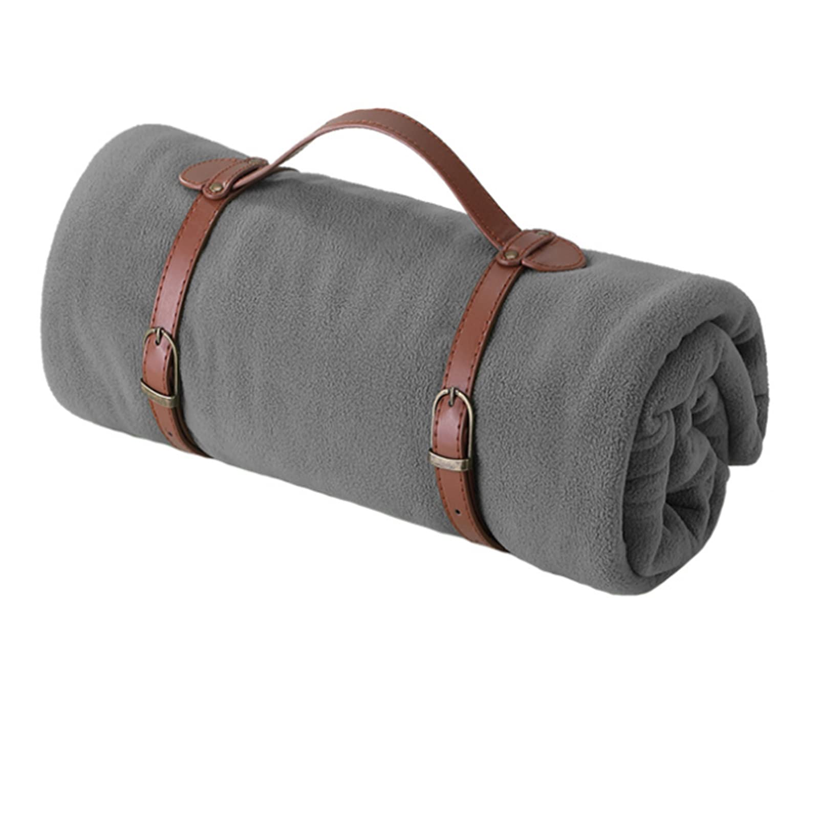 Zoomlie Yoga Warm Blanket Polar Fleece Throws Blanket 100 * 150cm Couch Throws For Home Leisure/Outdoor Camping/Work Lunch Break (Grey,100 * 150cm)