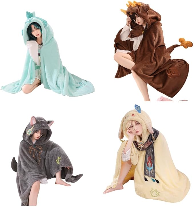 Amazon.co.jp: [Kvicicos] 原神 コスプレ ブランケット 毛布 鍾離 魈