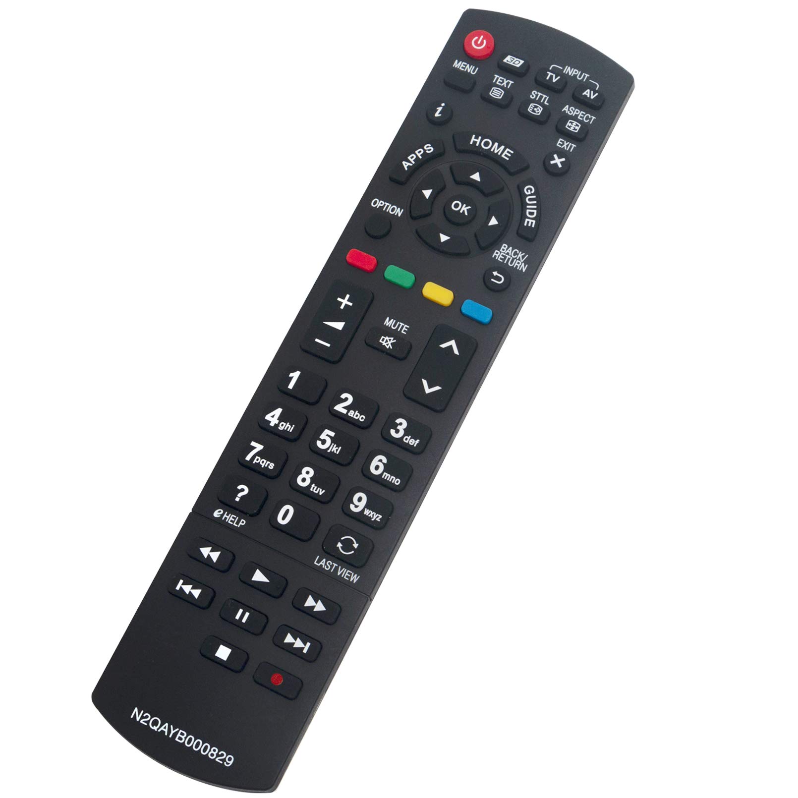 Telecomando Sostituzione AULCMEET Per TV Panasonic Viera – Modelli TX, TX-L, TC – N2QAYB000816 (Nero) - 5