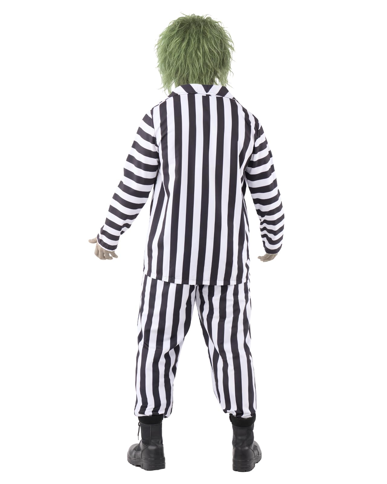 Funidelia Disfraz Oficial de Beetlejuice para hombre, Tim Burton, Incluye americana, pantalón y corbata - Traje para adultos para fiestas, Carnaval y Halloween