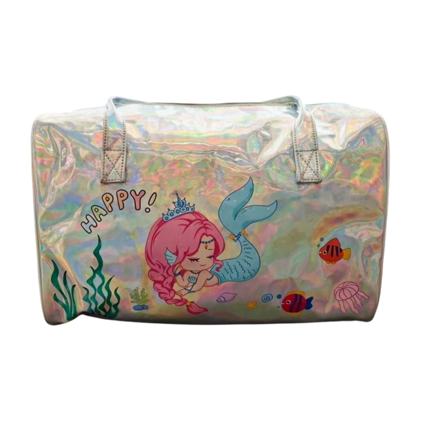 Holographic Duffle Bags (Space Astronaut Theme, Mermaid Theme)-image-39