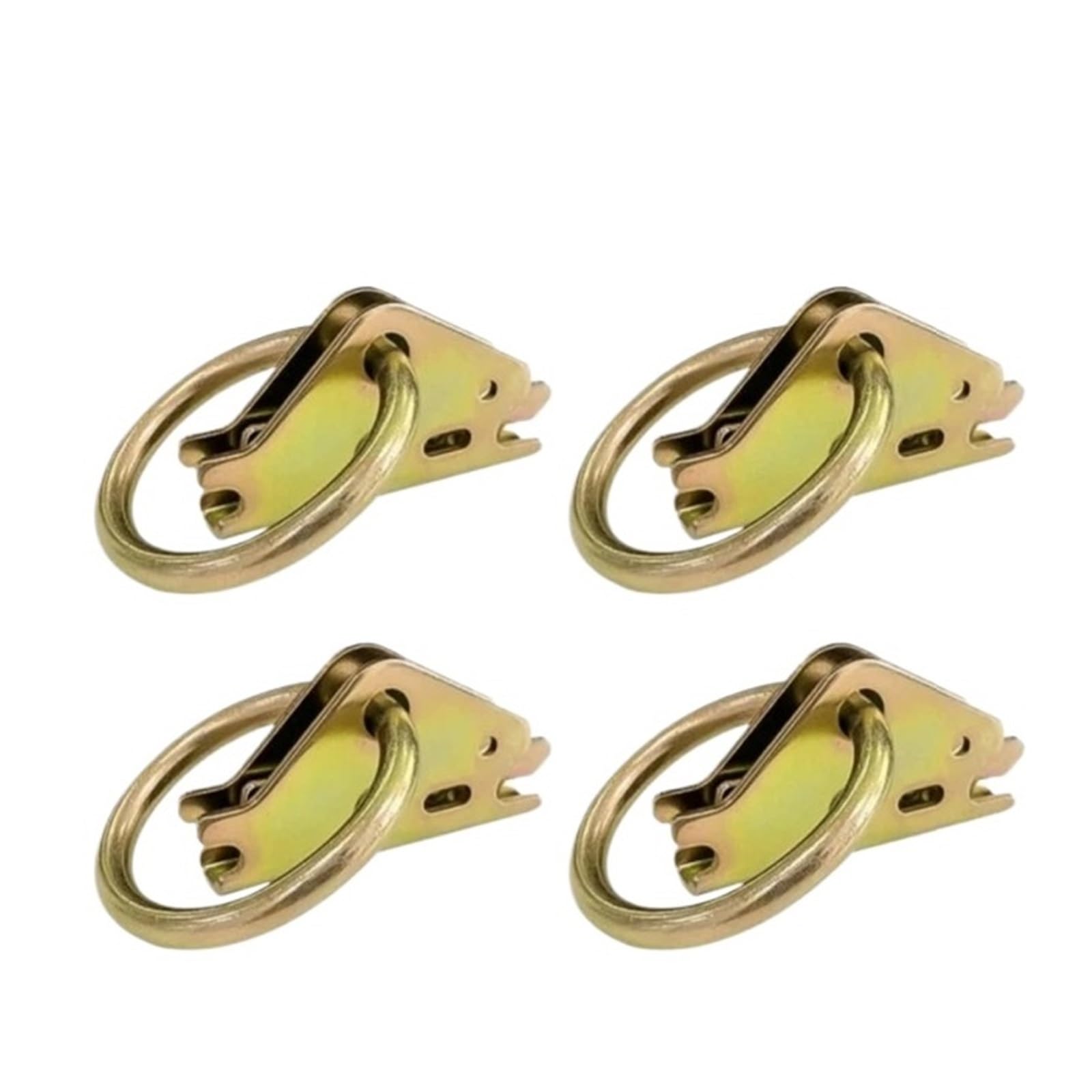 Pjfcewfdgx One Color 4Pcs Steel E-Track O Ring Anchors For Trailers Vans Pickups Cargo Tie Down