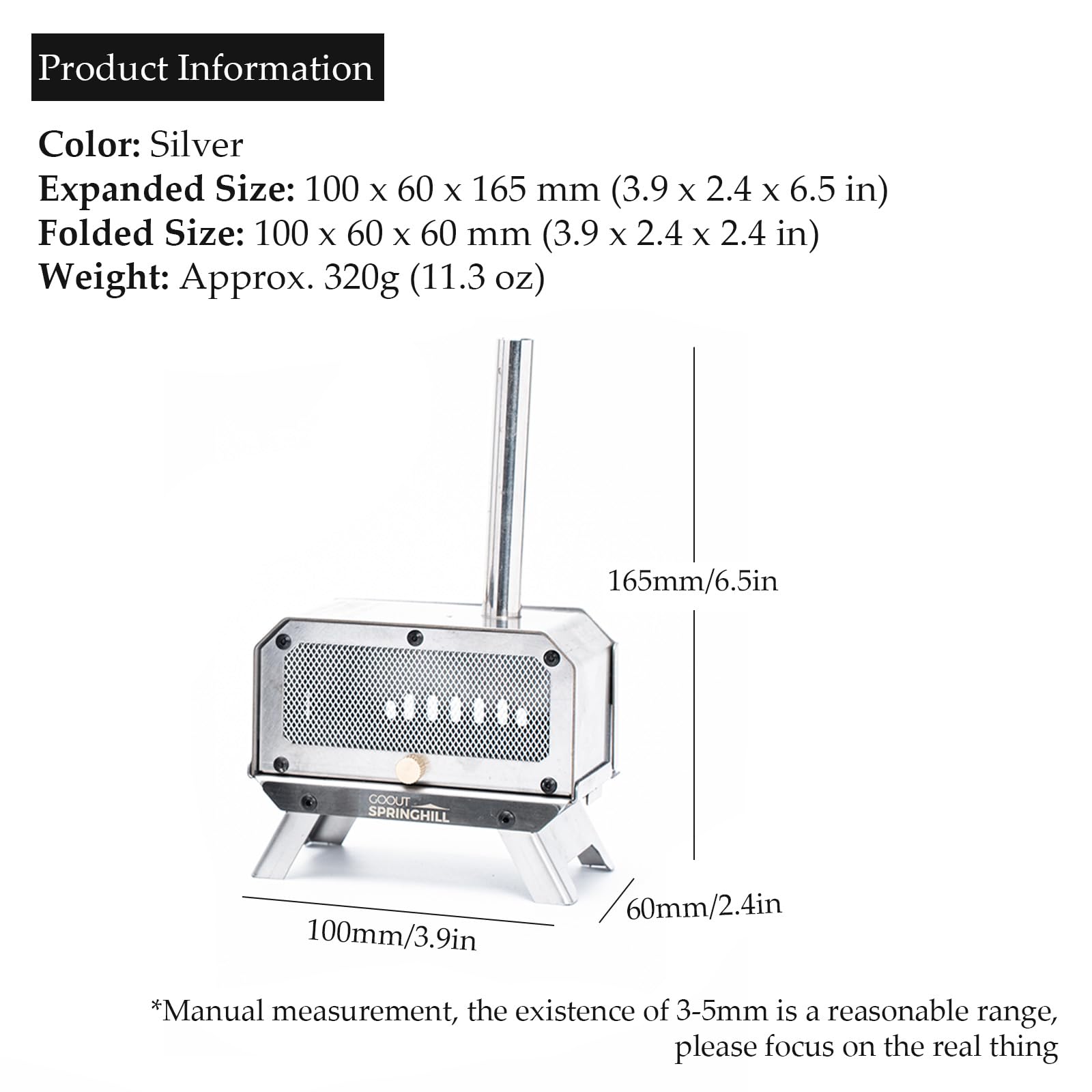 Amazon.com: GOOUT SPRINGHILL Incense Burner & Mini Portable Stove