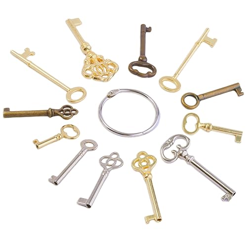 Skeleton Key Set, 12 Keys Universal Skeleton Keys Replacement for