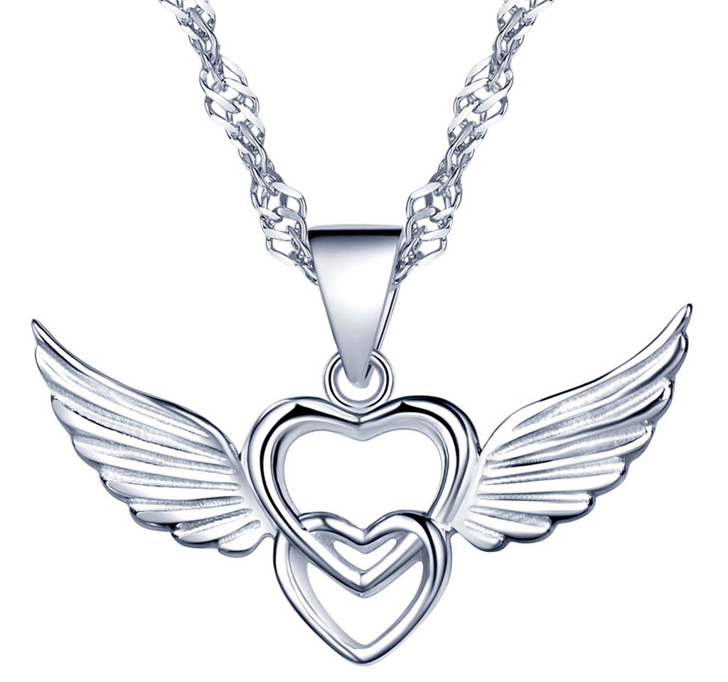 Yumilok Collana da donna Mossanite in argento sterling 925