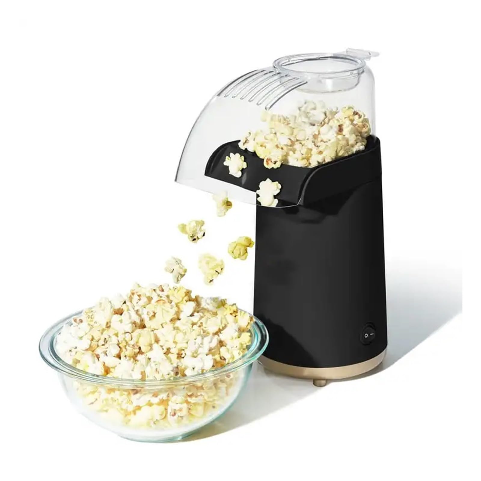Máquina de Palomitas Máquina de Palomitas de maíz automática for el hogar, máquina Profesional de Palomitas de maíz Palomitero(C)