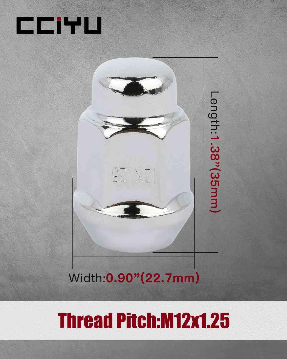 ゆん EU39/25cm Amazon.com: cciyu Set of 24 Chrome Spline Wheel Lug Nuts