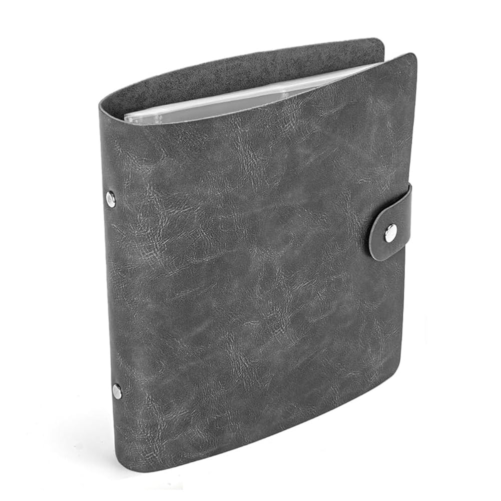 Aurelicxy Seed Storage Organizer 50 Pockets Seed Binder with Sealing Seed Envelopes Garden Seed Organizer Storage Box,