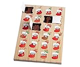 No Whey Foods - Chocolate Advent Calendar- Allergy Friendly And Vegan - Dairy Free, Nut Free, Peanut Free, Soy Free, Gluten Free