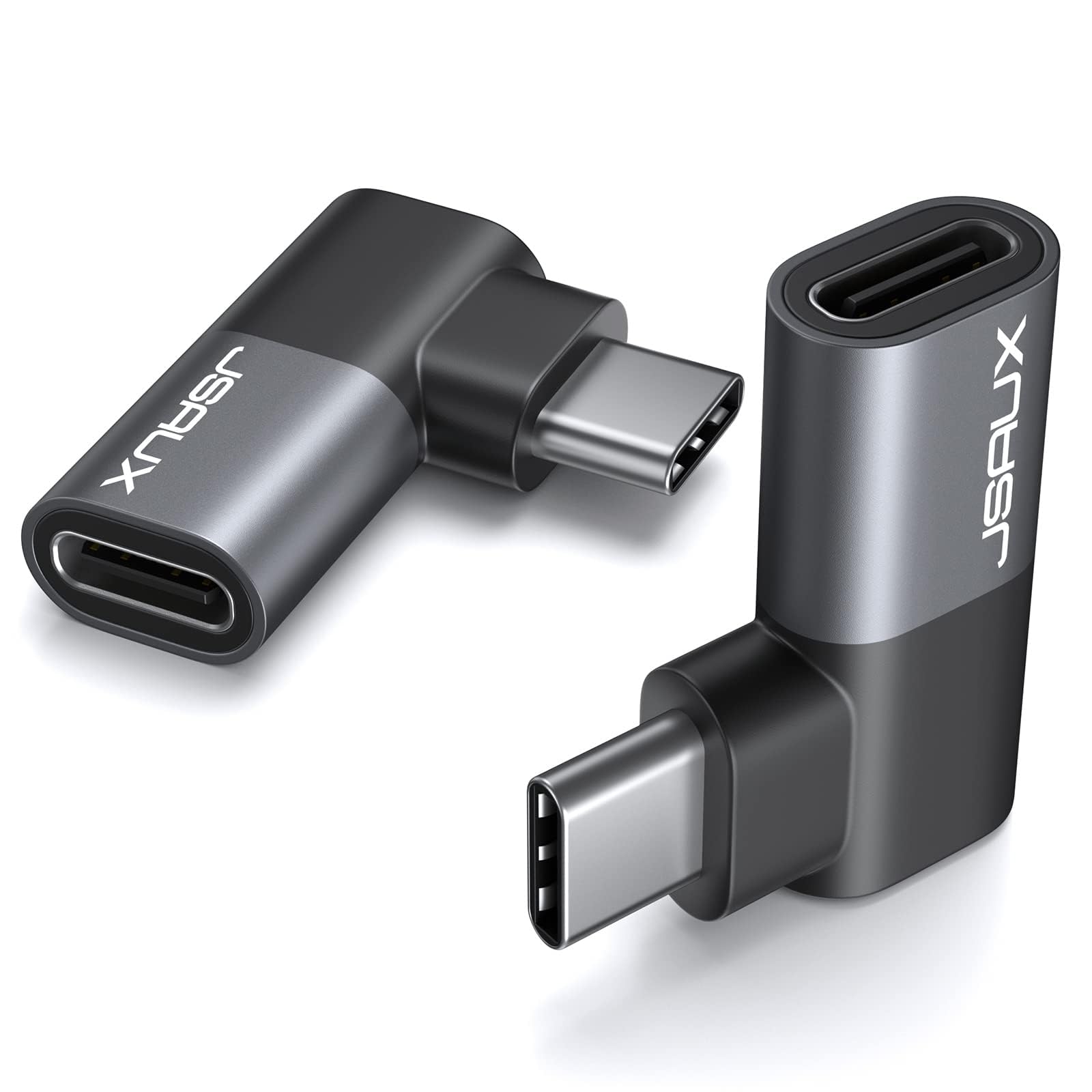 See full amazon price history chart for JSAUX® USB-C Adapter 2-Pack Right Angle 40Gbps Transfer, PD 100W, 4K@60Hz USB C Adapter Compatible with MacBook, Steam Deck, iPhone 15 Series, Samsung S23 & More JSAUX® USB-C Adapter 2-Pack Right Angle 40Gbps Transfer, PD 100W, 4K@60Hz USB C Adapter Compatible with MacBook, Steam Deck, iPhone 15 Series, Samsung S23 & More (B0D45PLQNL) Amazon Price History, Amazon Price Tracker