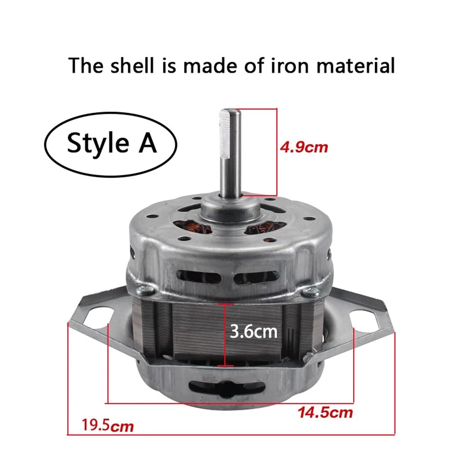 Amazon | 洗濯機純銅線モーター、純銅ダブルベアリング、太軸、180W