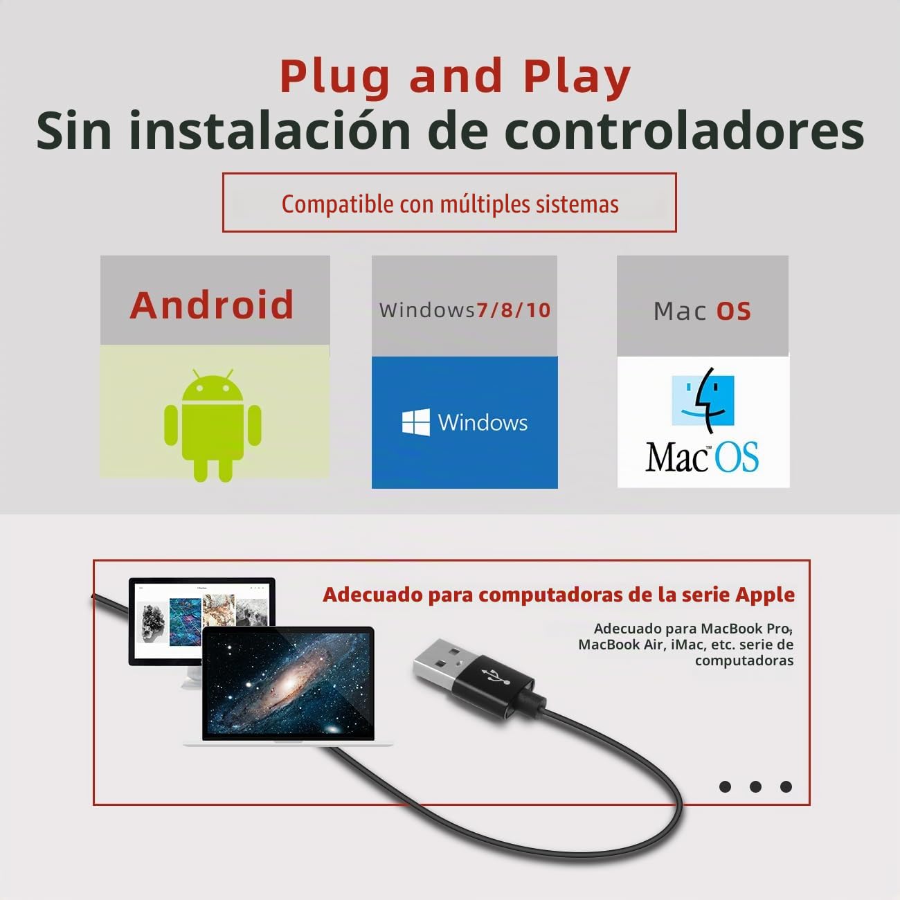 Depusheng Altavoz USB Q5 Altavoz de Conferencia Negro y Gris con luz indicadora, Interruptor/Volumen/Botones de grabación Idea para Oficina en casa Captura de Voz de 360º