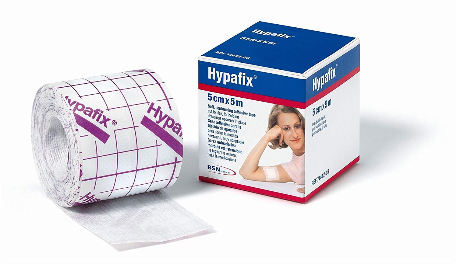 Nastro Medico In Tessuto Non Tessuto – Traspirante, Ipoallergenico, Tagliabile, 5cm X 10m