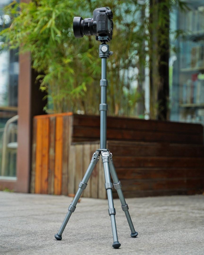 Rallonge de Trépied en Aluminium, Base Commutable 1/4" et 3/8", Longueur Maximale 46,5 cm, Capacité de Charge 3 kg
