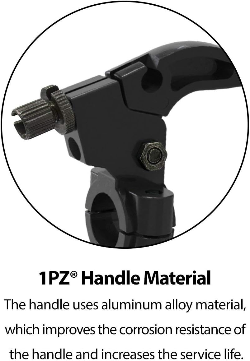 Buу 1 gеt 1 🔥 1PZ BL5-A01 7/8 Black Aluminum Left Clutch Brake Lever Perch Handle Replacement for Honda CRF XR 80 100 XR200 SSR 125cc Coolster Roketa Baja X-Treme Pit Dirt Bike Motocross Motorcycle