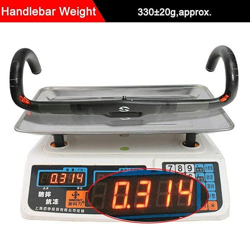 Miniatura 7 de TOSEEK US-Stock - Manillar para bicicleta de carretera (40042017.323in, manillar de fibra de carbono total de 1.252in, sin rosca, incluye accesorios