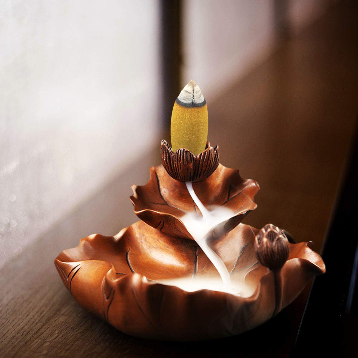 eZAKKA Backflow Incense Cones 120 Pieces Mixed Natural Incense