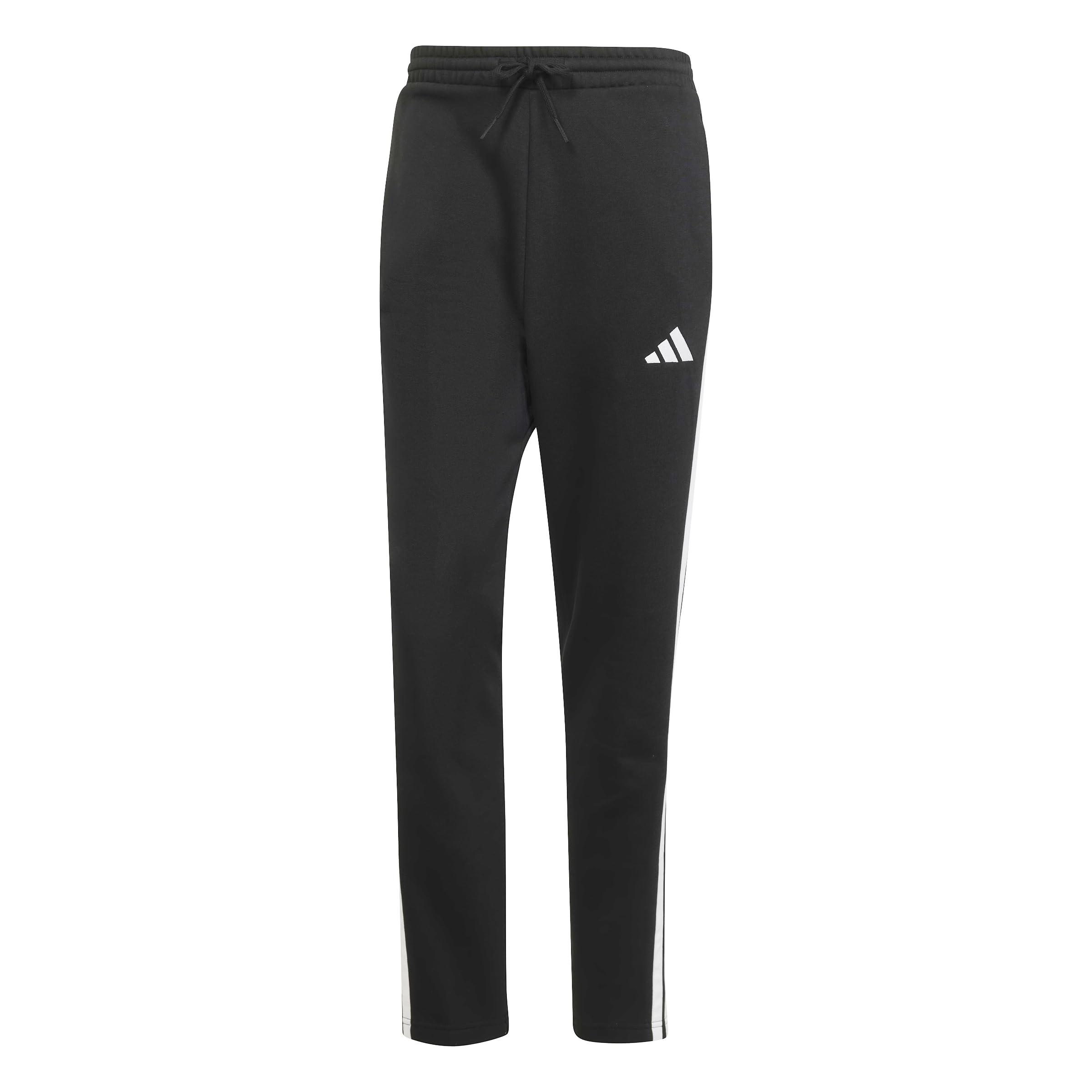 adidas Men's Essentials 3-Stripes Fleece Open Hem Pants