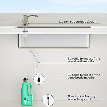 専用BASE SOAP Amazon.com: SAMODRA Built-in Kitchen Sink Soap Dispenser