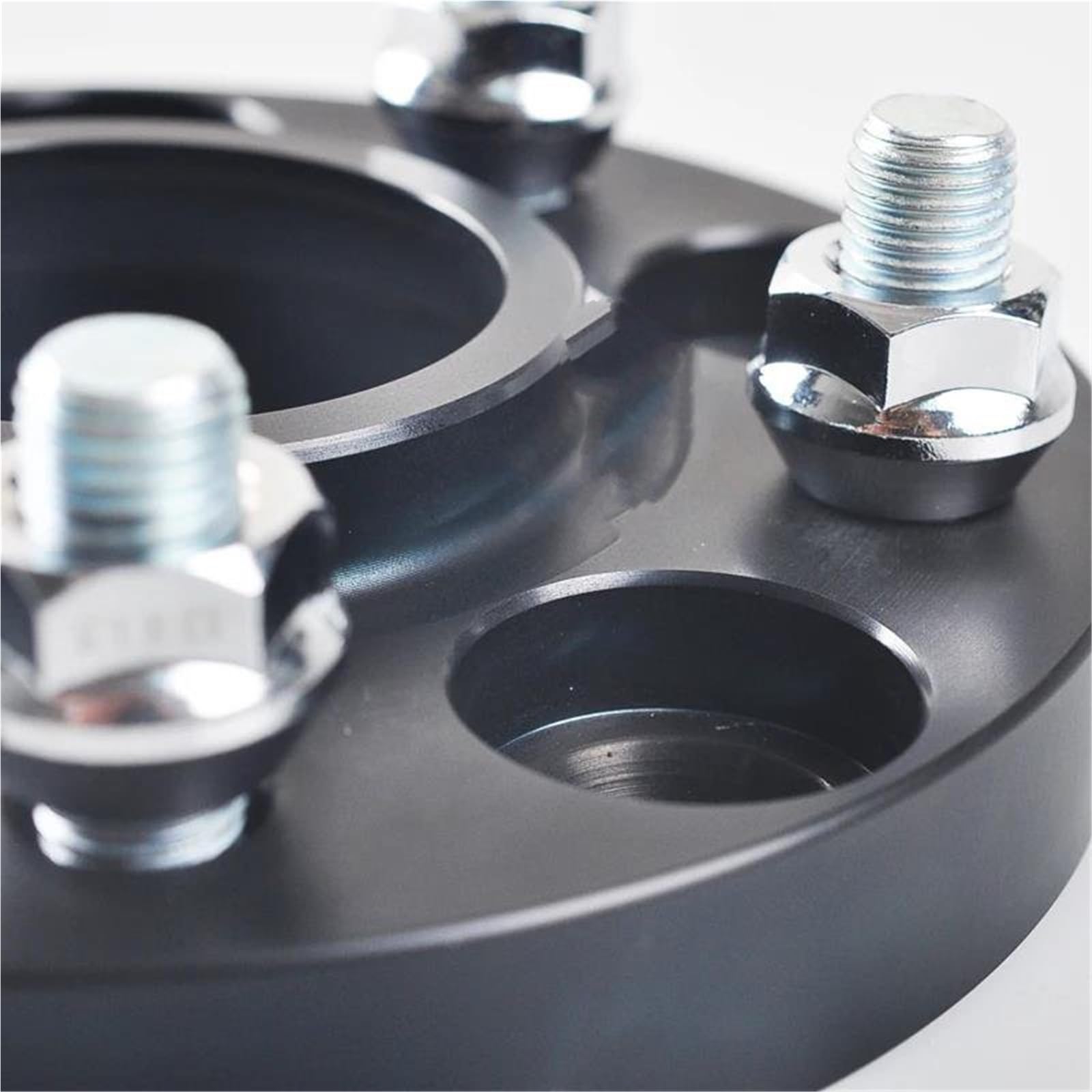 Abstandshalter für Reifenversatz 2 Stück Spurverbreiterungen Adapter PCD 5x120 CB 74,1mm Felgenabstandshalter Für X5 X6 F15 F16(Black 20mm)