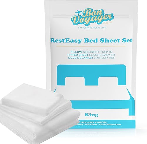 1 unidad Sábanas desechables de alta calidad para viajes (hotel, viaje de negocios, crucero, AirBnB, camping, cabaña). Sábanas desechables de viaje