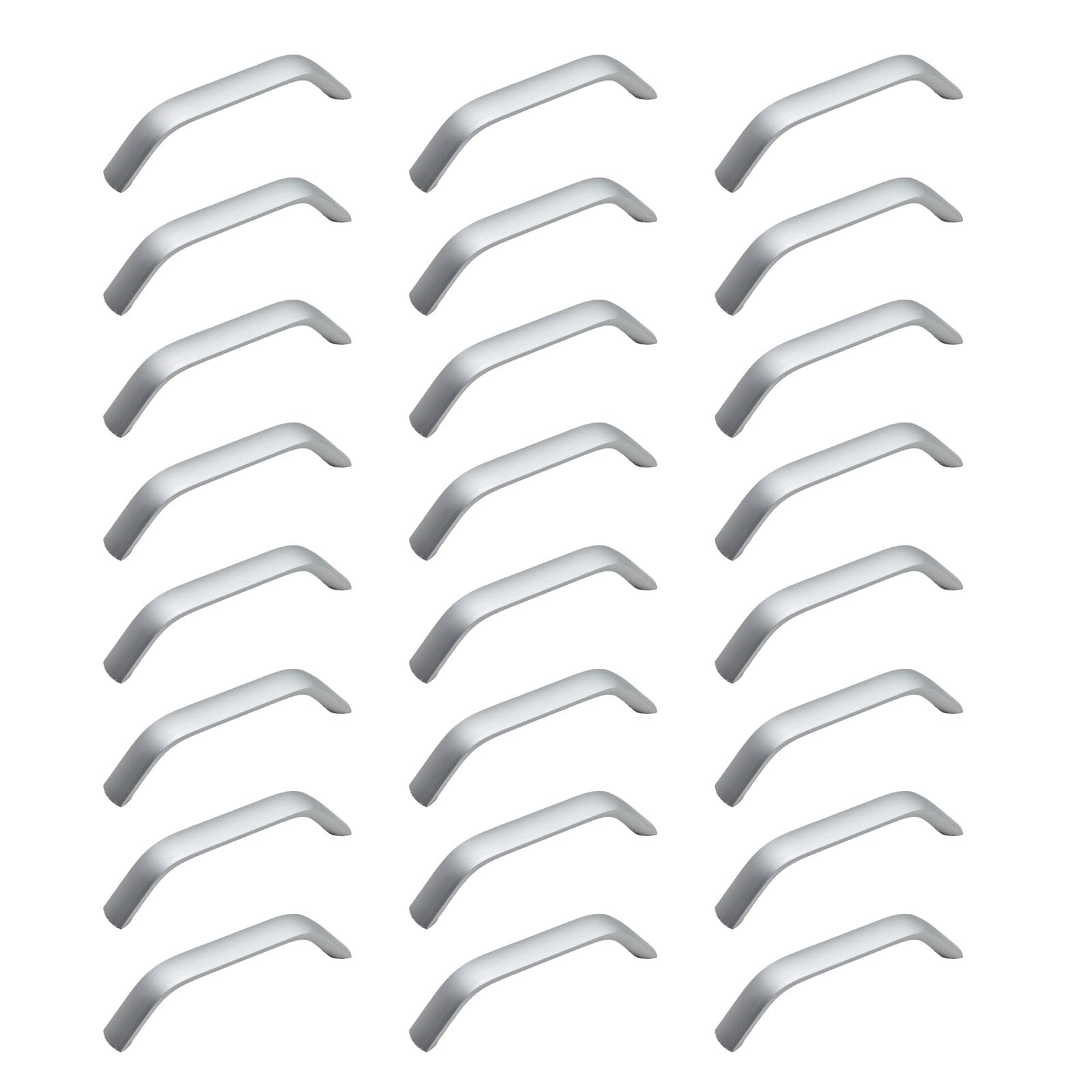 Accessoires de placard élégants en alliage d'aluminium finition haut de gamme lot de 24