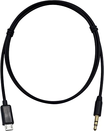 Duttek 3.5mm Audio Output Cable, Gold Plated 3 Ploe 3.5mm Male to Micro USB Male Car AUX Audio Output Converter Cable Audio Jack Cord for Samsung Galaxy S3 i9300 S2 i9100 i9220 1M/3.3Ft