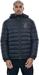 Jaqueta Corinthians Puffer Capuz Removivel, Masculino