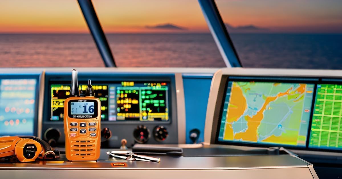Radio VHF portátil HM100, Nivel básico y Alcance Medio, Uso recreativo para náutica