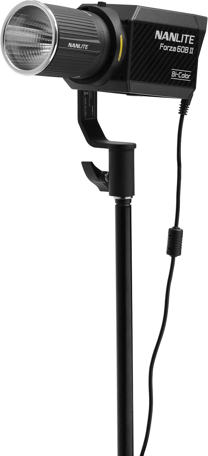 Nanlite Forza 60B II Spotlight incl. reflector, AC, DC battery grip, Bowens adapter and case