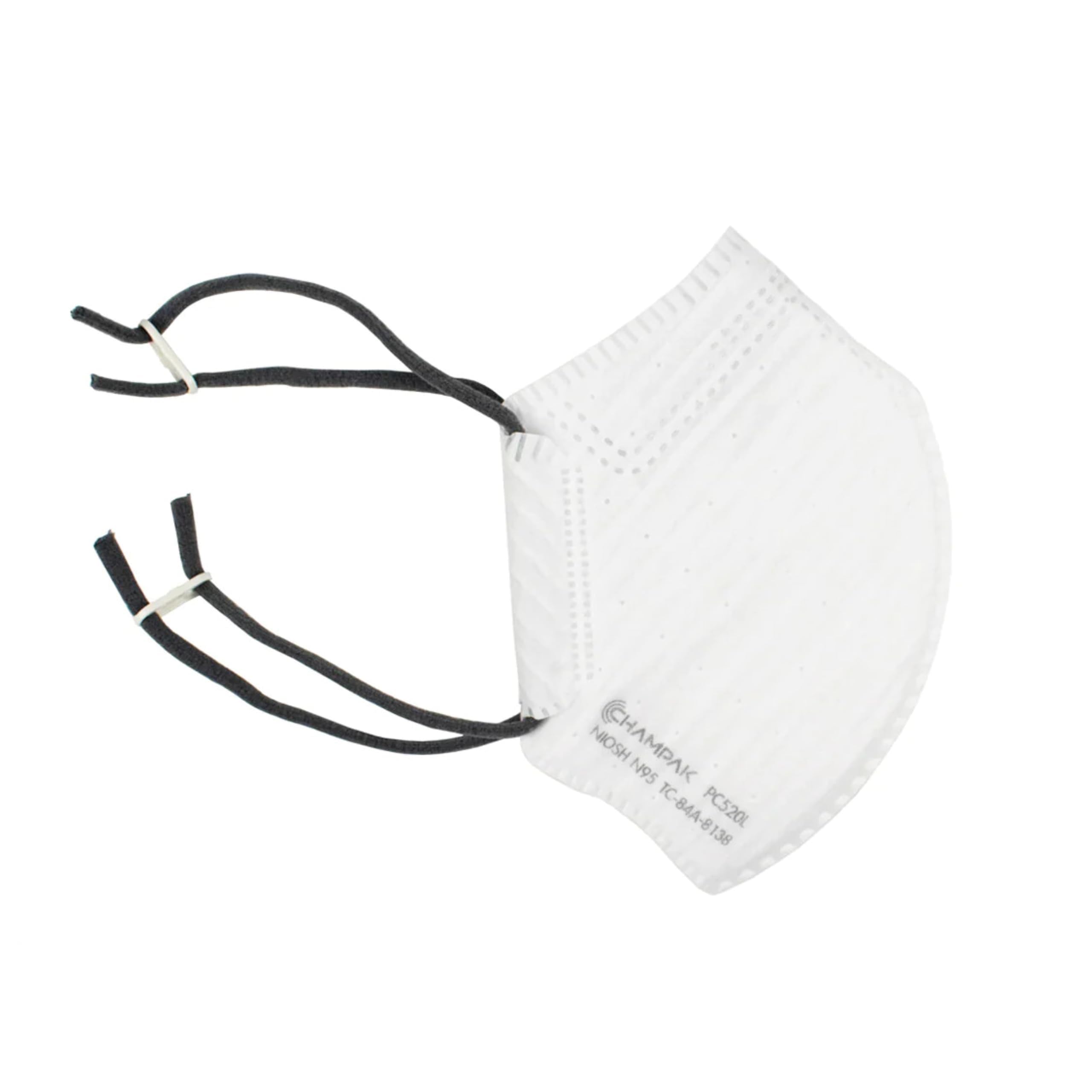 PLANET HALO Champak Flat Fold adjustable N95 Masks Large - Pack of 15 (White, Large)