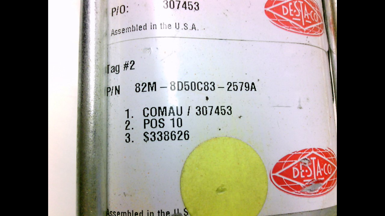 Destaco 82M-8D50c83-2579A, Series 82M Power Clamp 82M-8D50c83-2579A