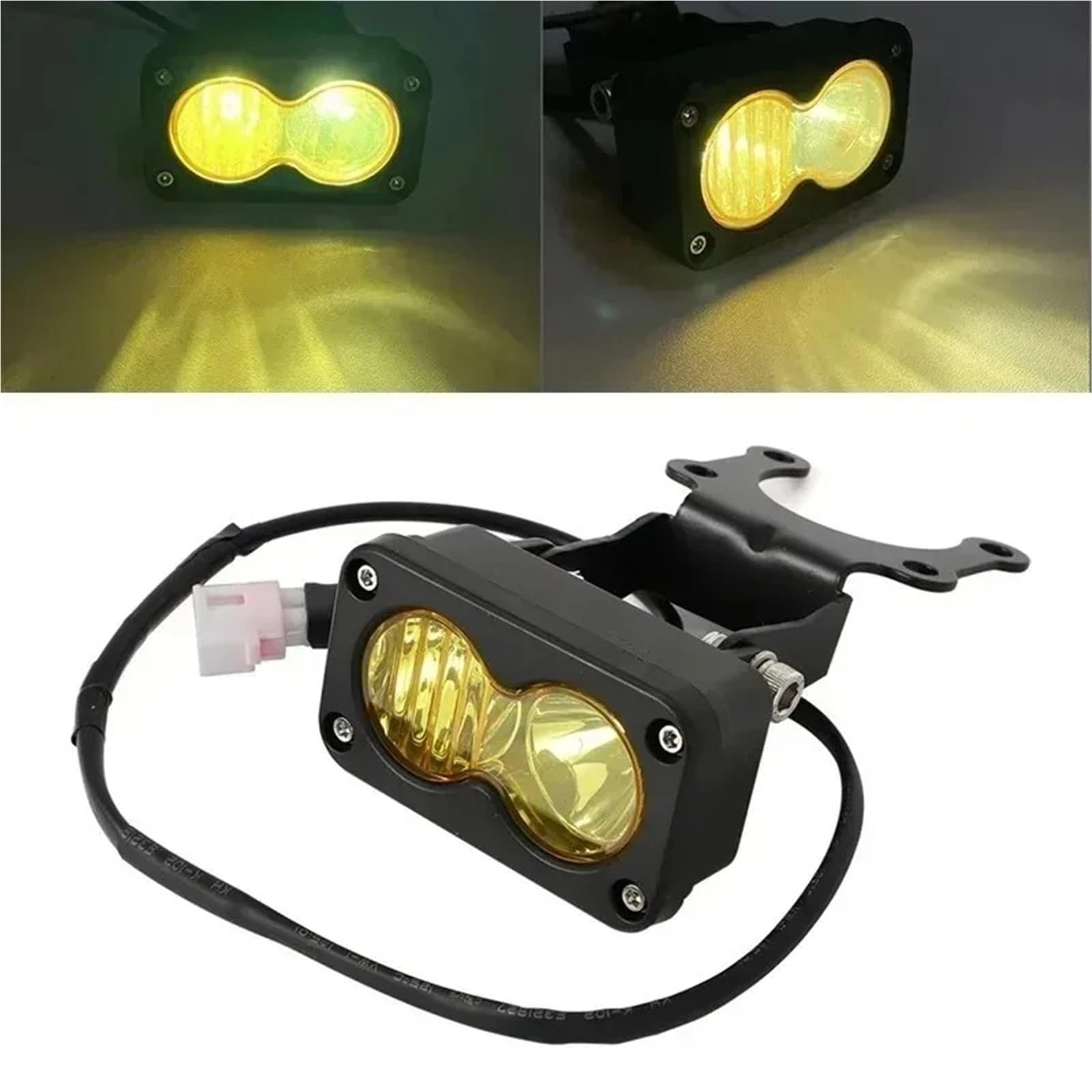 Moto Fari Stradali Spot Light Beam Per Sur Ron Segway Talaria Kit Interruttore Fari Impermeabile Con Faretto Giallo E LED
