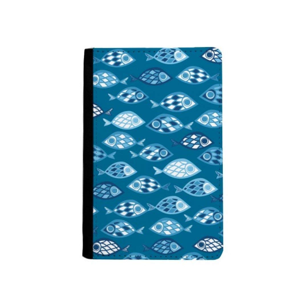 Étui portefeuille de voyage pour passeport style classique bleu