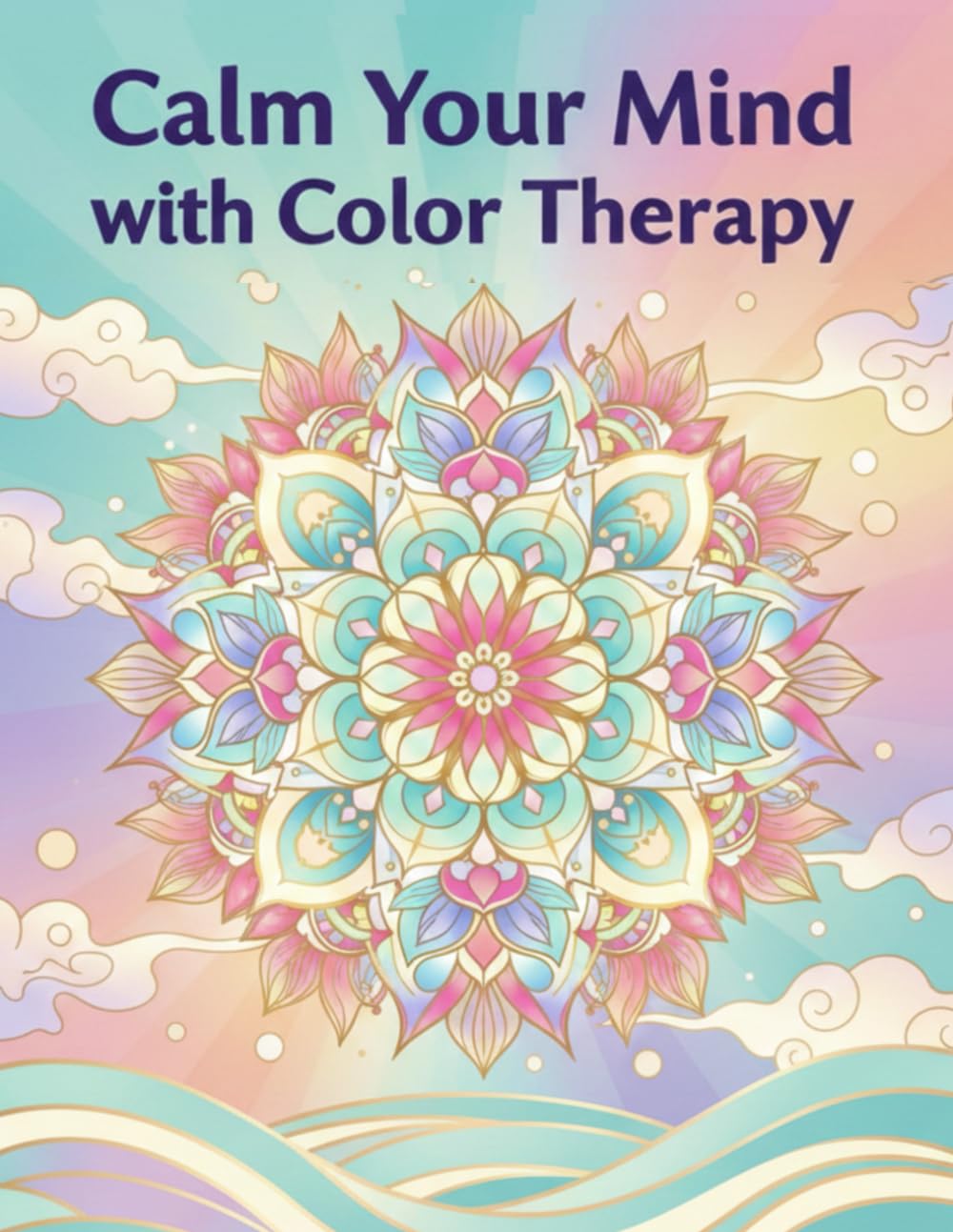 Calm Your Mind with Color Therapy: A Relaxing Coloring Book for Stress Relief, Mindfulness & Creative Expression (Stress Relief Color Collection)