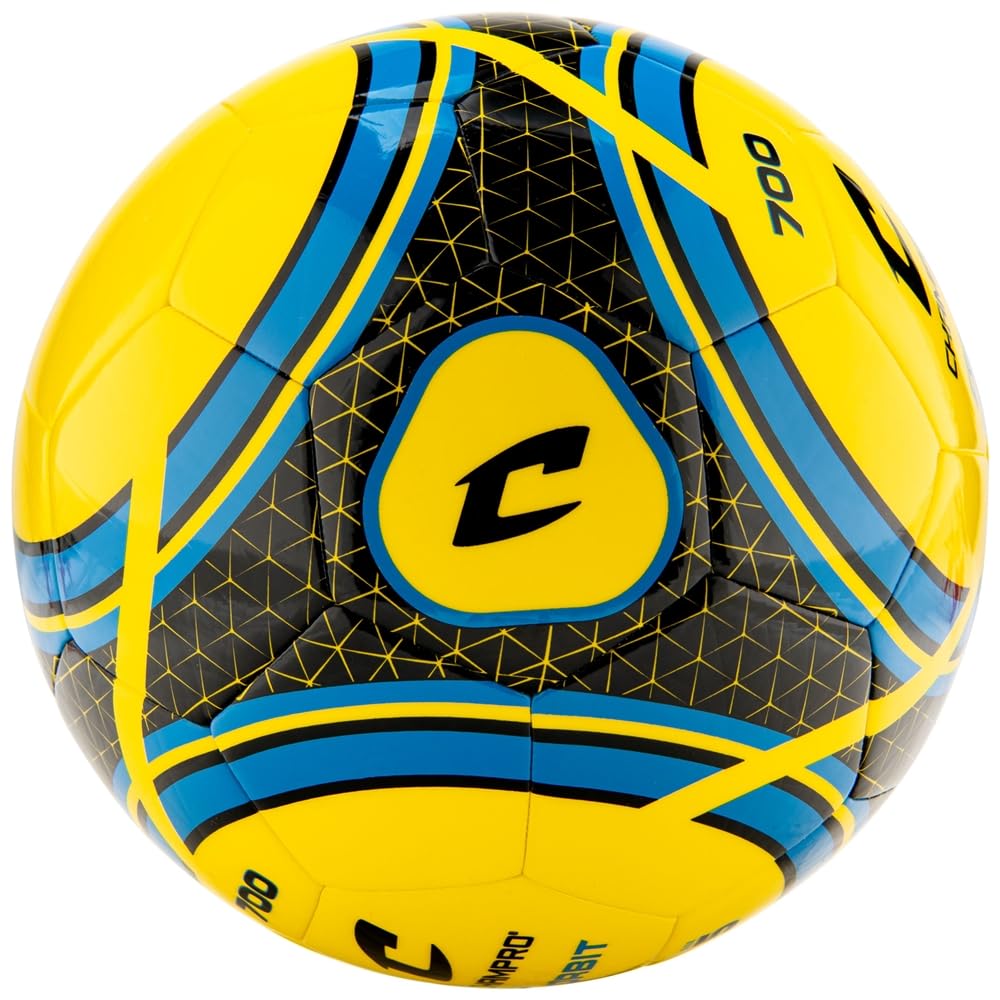 Champro Orbit Pallone da Calcio, Giallo Ottico, 5